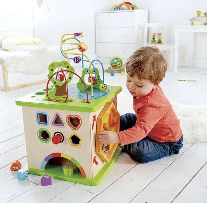 7in1 Wooden Activity Cube Toy