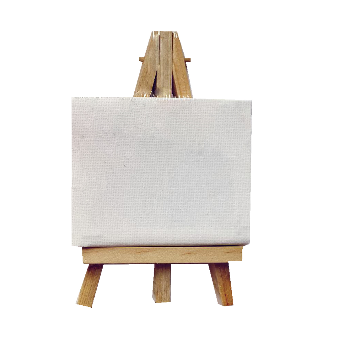 mini plain canvas with stand 8x10