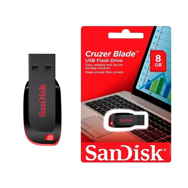 SanDisk Cruzer Blade Flash Drive - 8GB