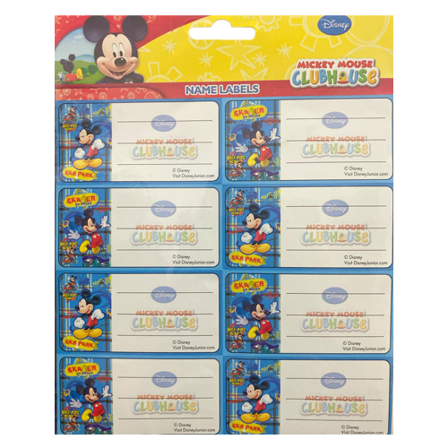 Name Label - Mickey Mouse