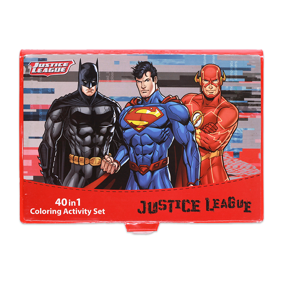 Justice league - 40 in1 coloring activity set