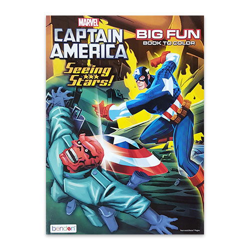 Captain america - coloring & play Book