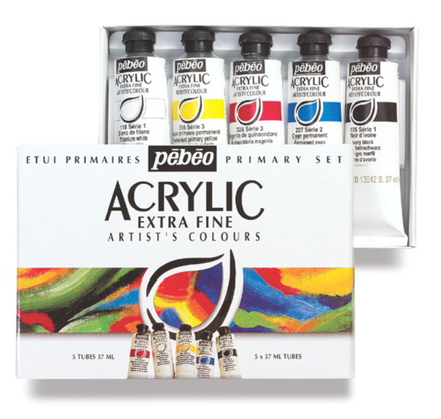 Acrylic Colors Basic Set 5 Colors