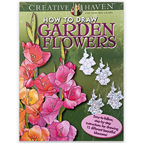 How to draw Garden flowers - Drawing & Coloring book