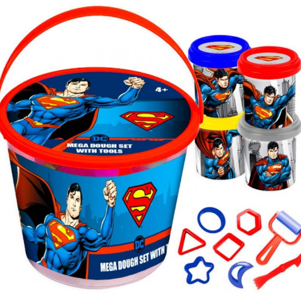 Superman - Dough bucket with tools