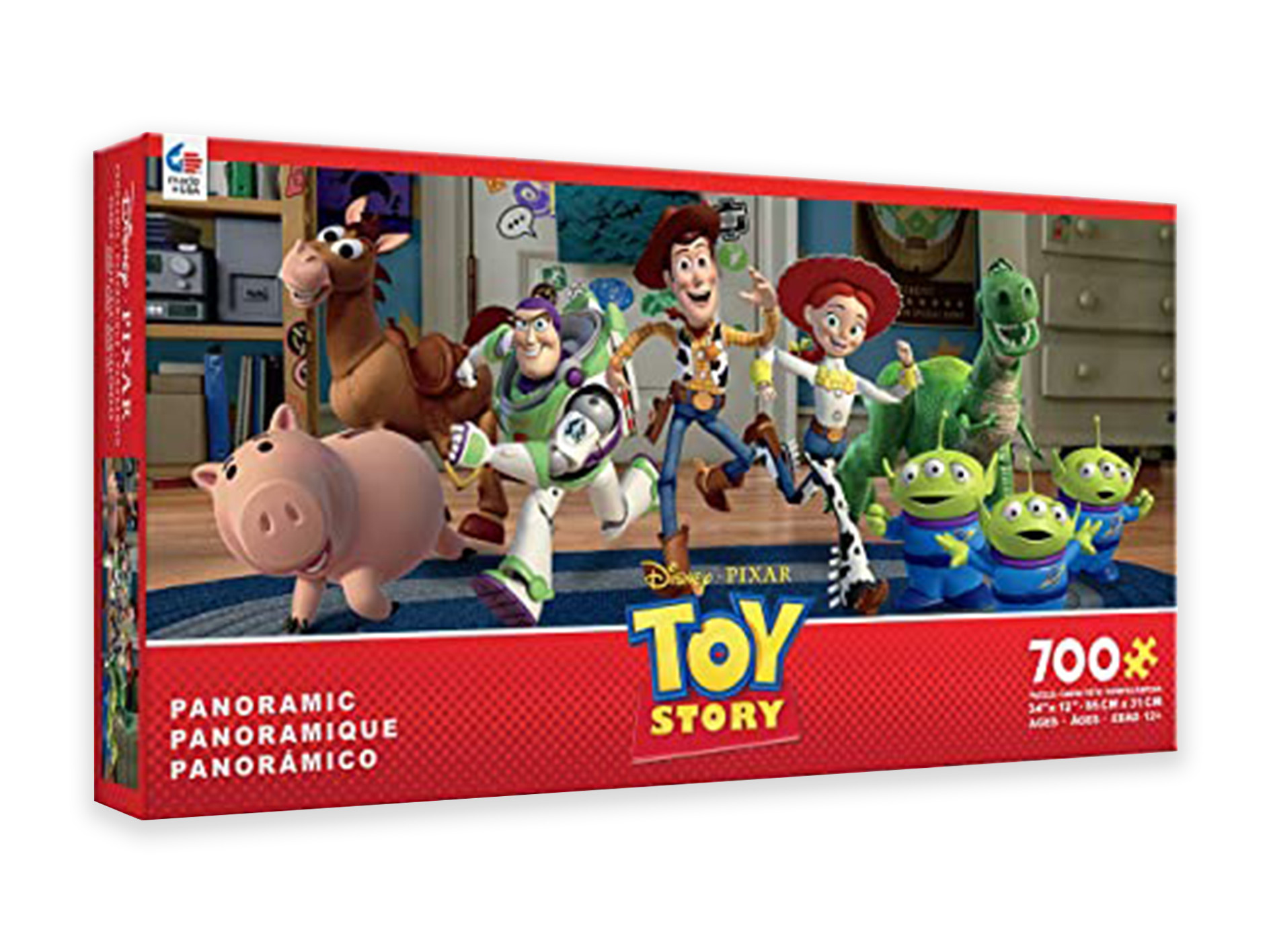 Disney Pixar TOY STORY 700 Piece Panoramic Puzzle - Size 86cm * 31cm