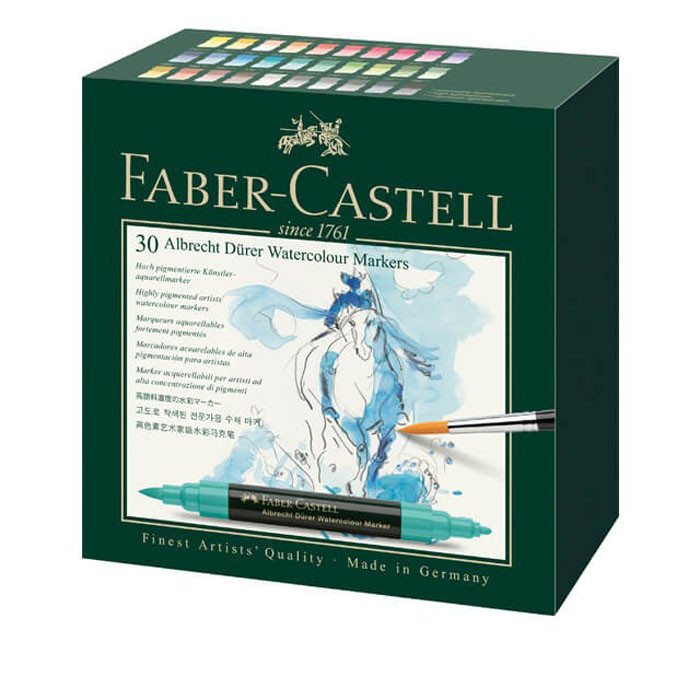 Faber-Castell  A set of 30 watercolour markers