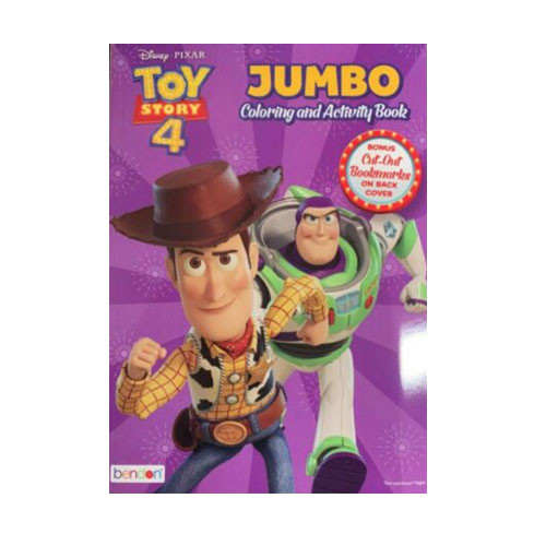 TOY STORY 4 JUMBO COLORING AND ACTIVITY BOOK