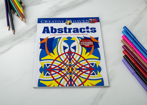 Abstracts dimensional - 3D Coloring Book