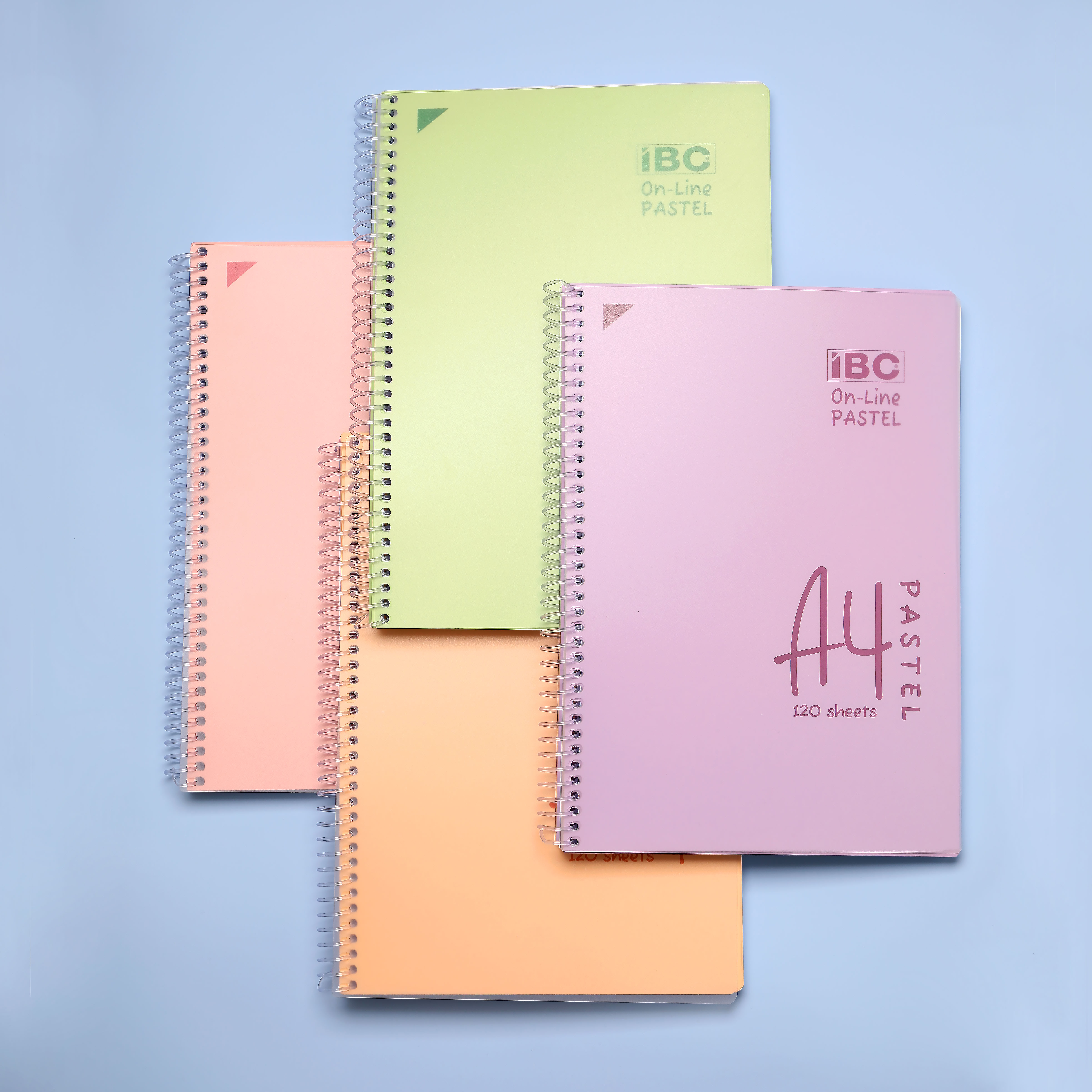 A4 120 sheets  Pastel IBC notebook