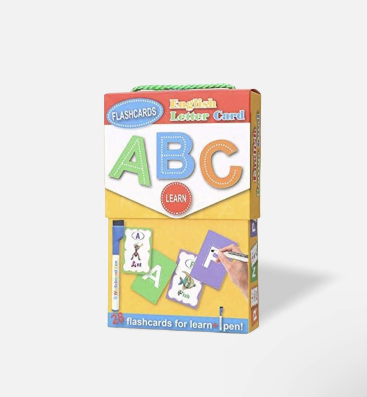 Flashcards to learn English letters