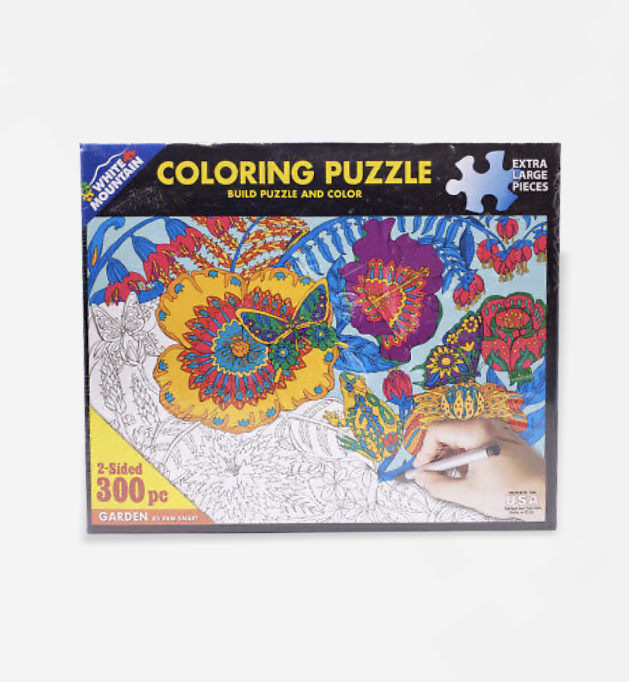 Beautiful Garden- Color Me Puzzle - 300 Pc - size 33.1cm * 48.3cm