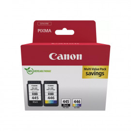 حبر كانون  Canon PG-445/CL-446 BK/C/M/Y Ink Cartridge Multipack