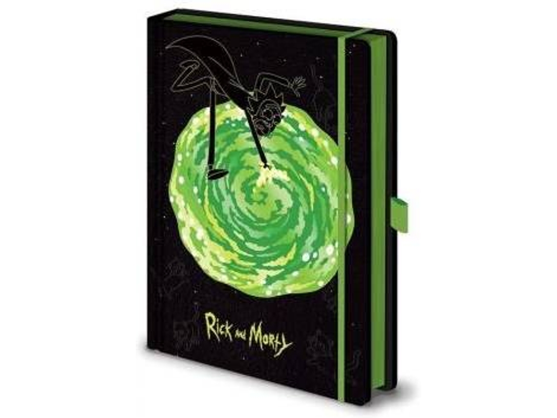 RICK AND MORTY (PORTALS) AS PREMIUM NOTEBOOK