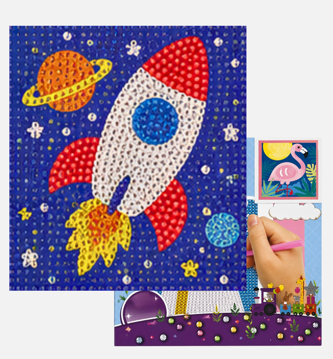 لوحة الرسم  بالخرز اللامع