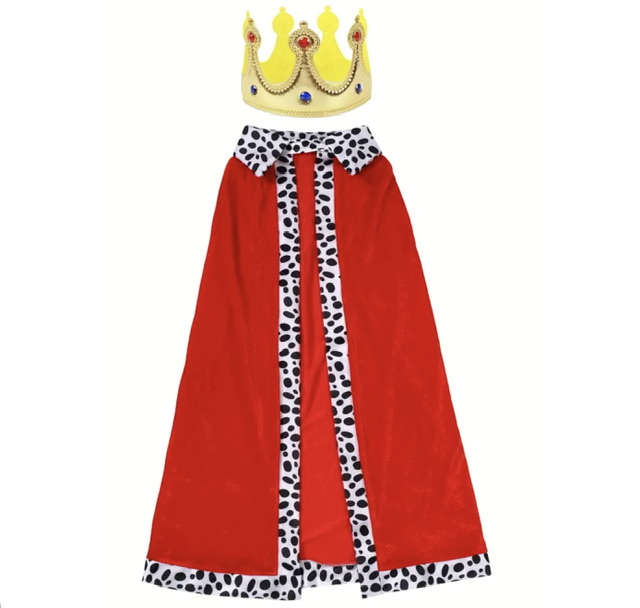 Prince Cape And Crown Set