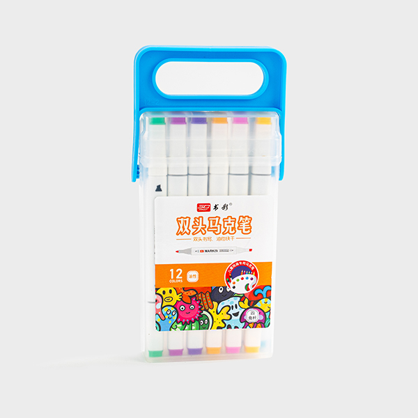 12 pcs 2sides colored pens