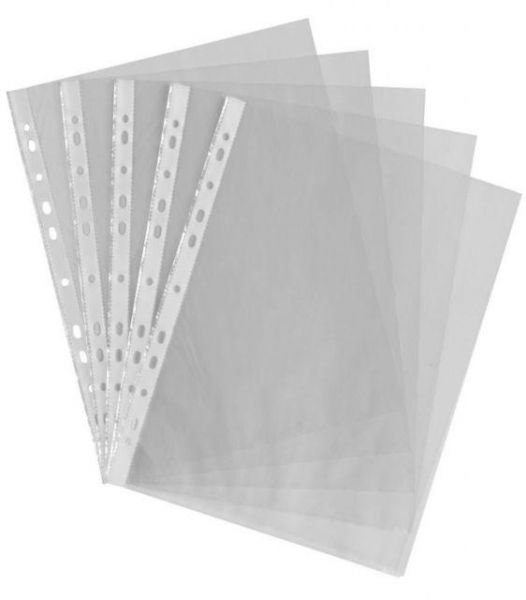 Pocket File Transparent - 50 Pcs