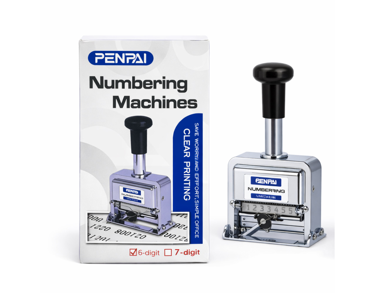 آلة ترقيم مكونة من 6 أرقام