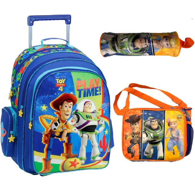 Toy Story 16 Inch Trolly Backpack - Set 3 in 1