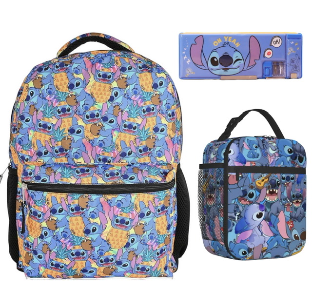 Stitch backpack set