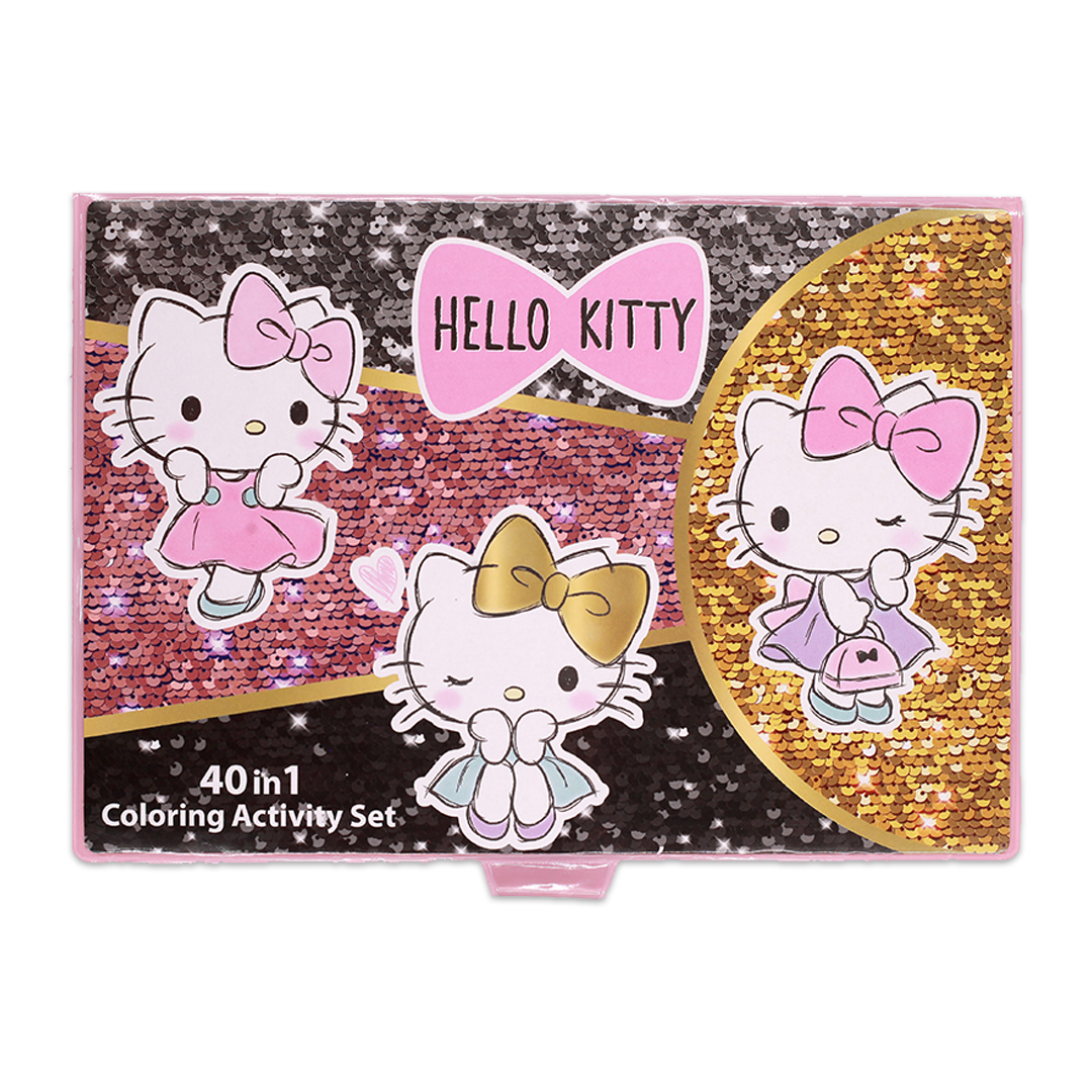 Hello kitty - 40 in1 coloring activity set