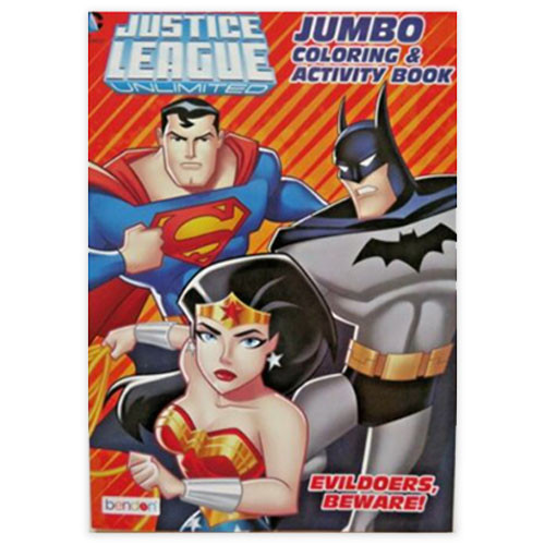 Justice League Jumbo Coloring & Activity Books for Kids