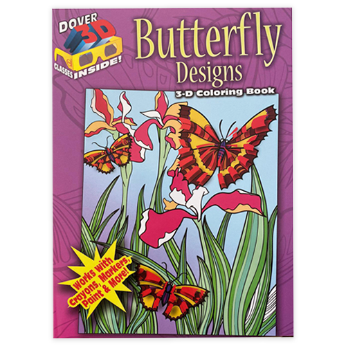 Butterfly Designs - 3d Coloring Book