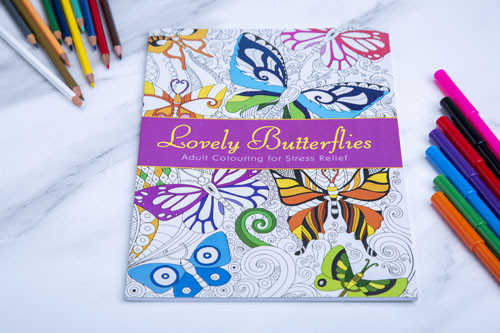 Lovely butterflies  colouring book