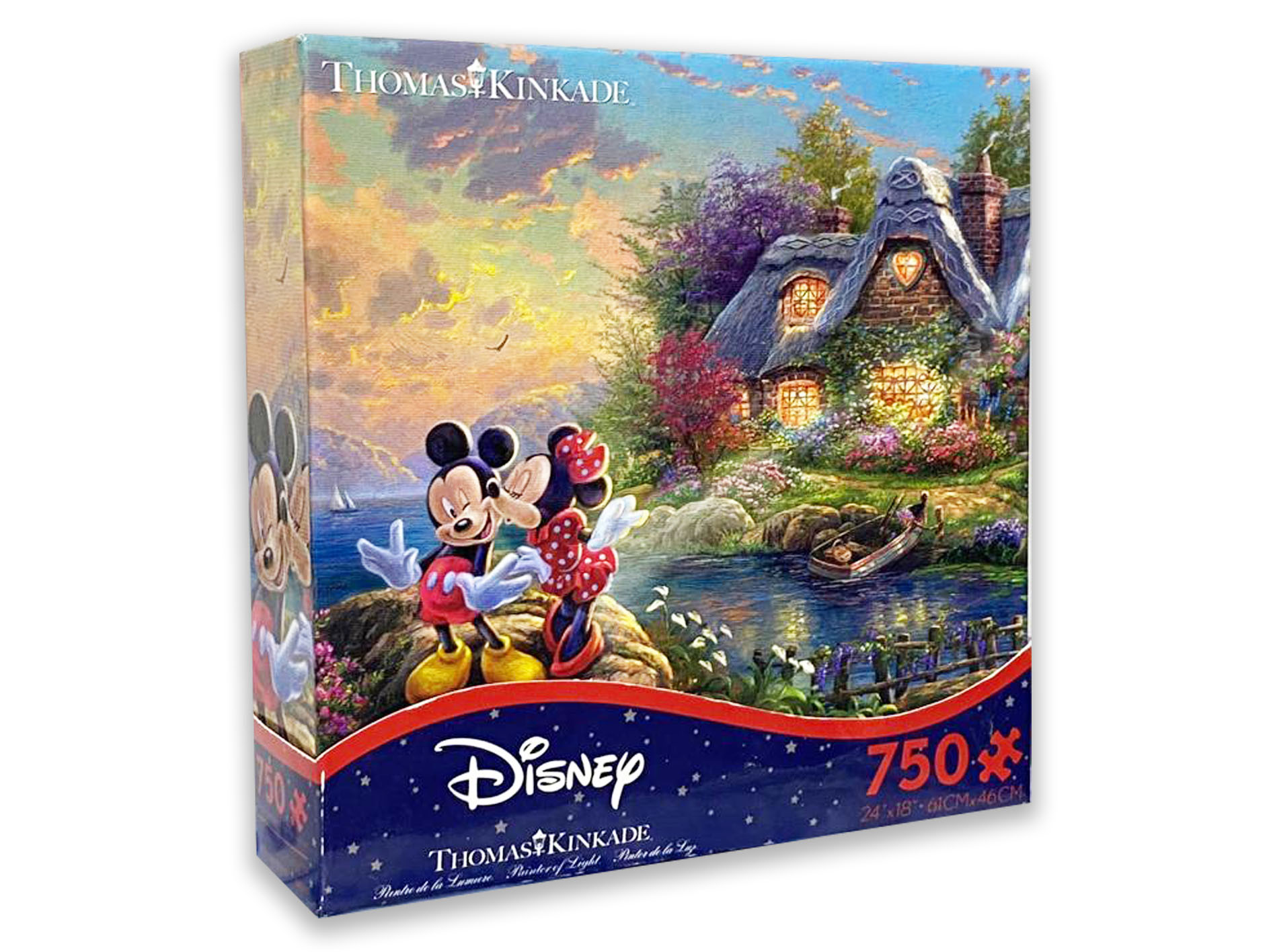Disney Mickey and Minnie750 Piece Puzzle - Size 61cm*46cm