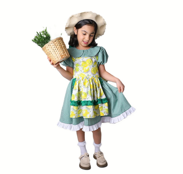 Elegant Farmer Girls Costume