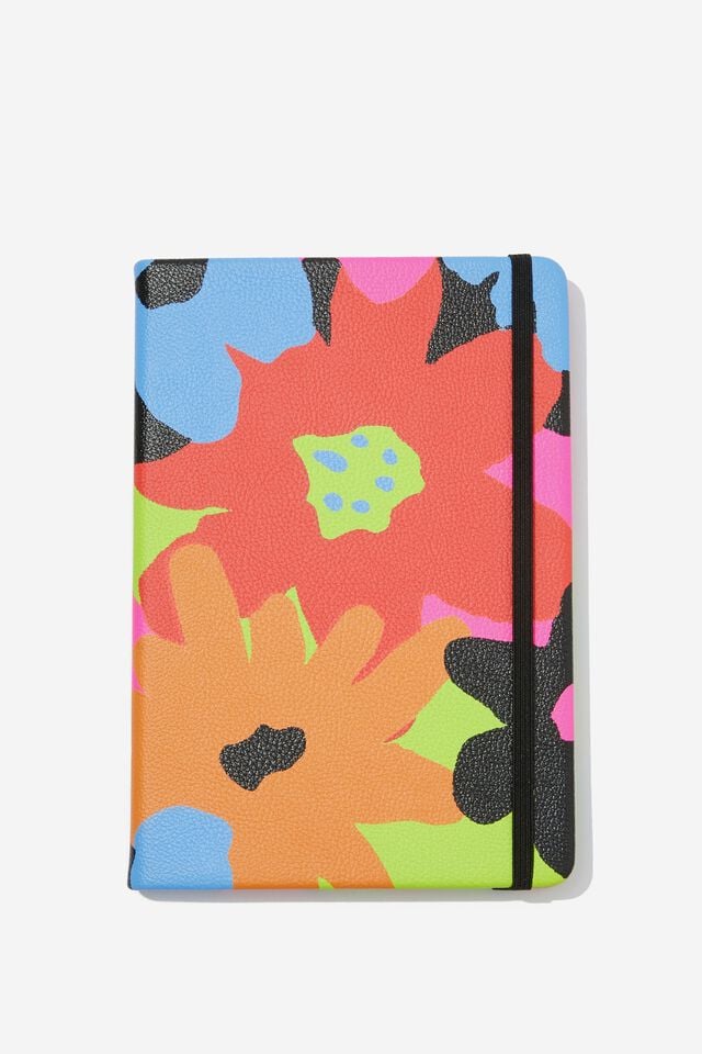 Overlap Colorful Floral Journal - A5