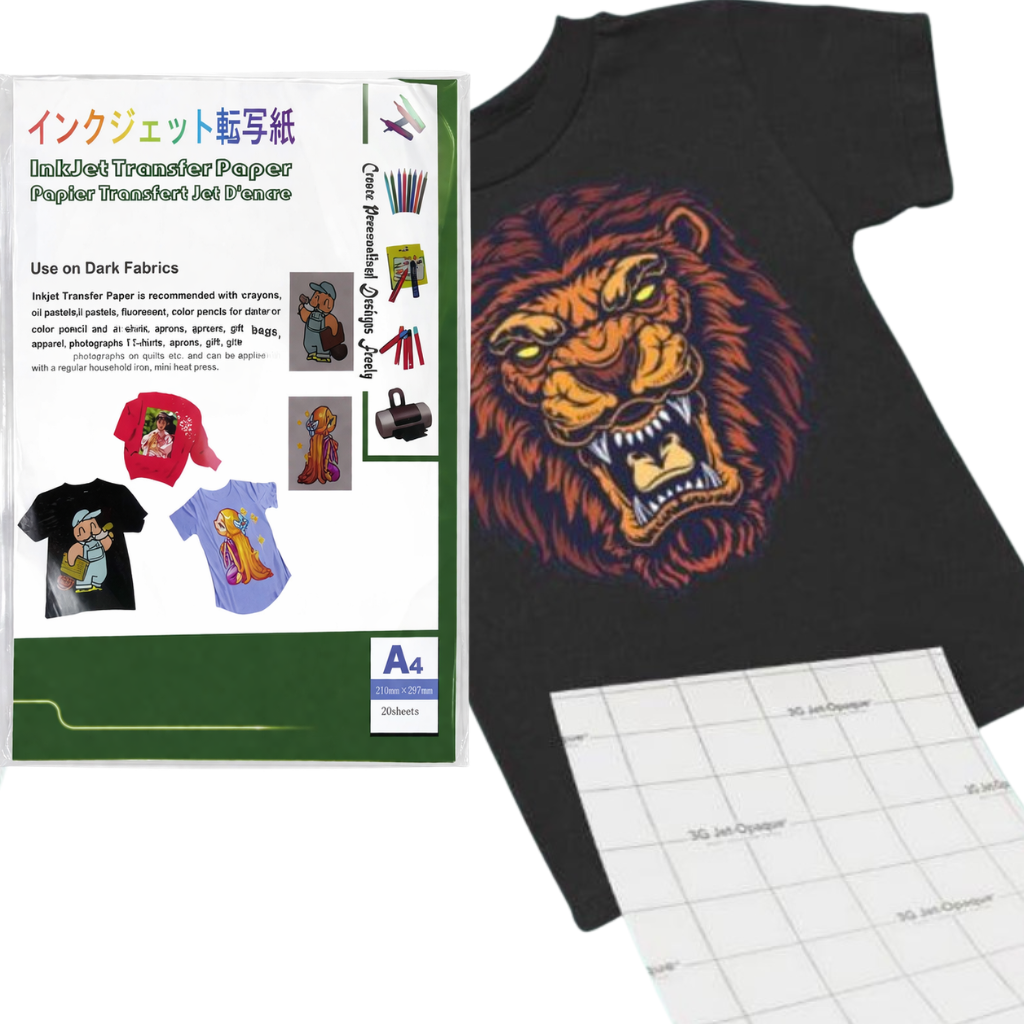 inkjet Transfer sheets for dark fabric