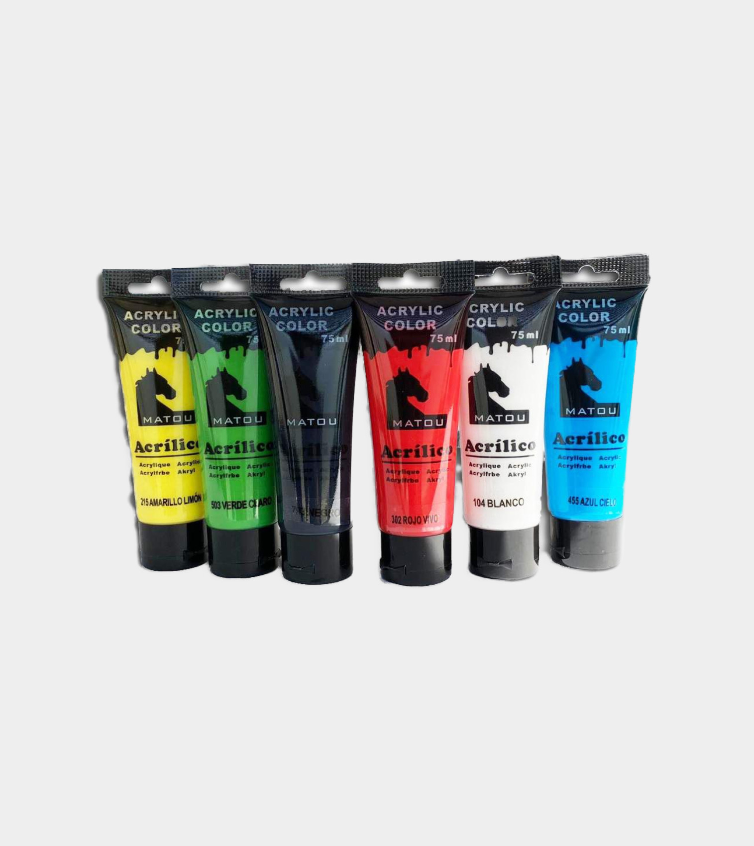 Acrylic Colors Matou - 6 Colors - 75ml