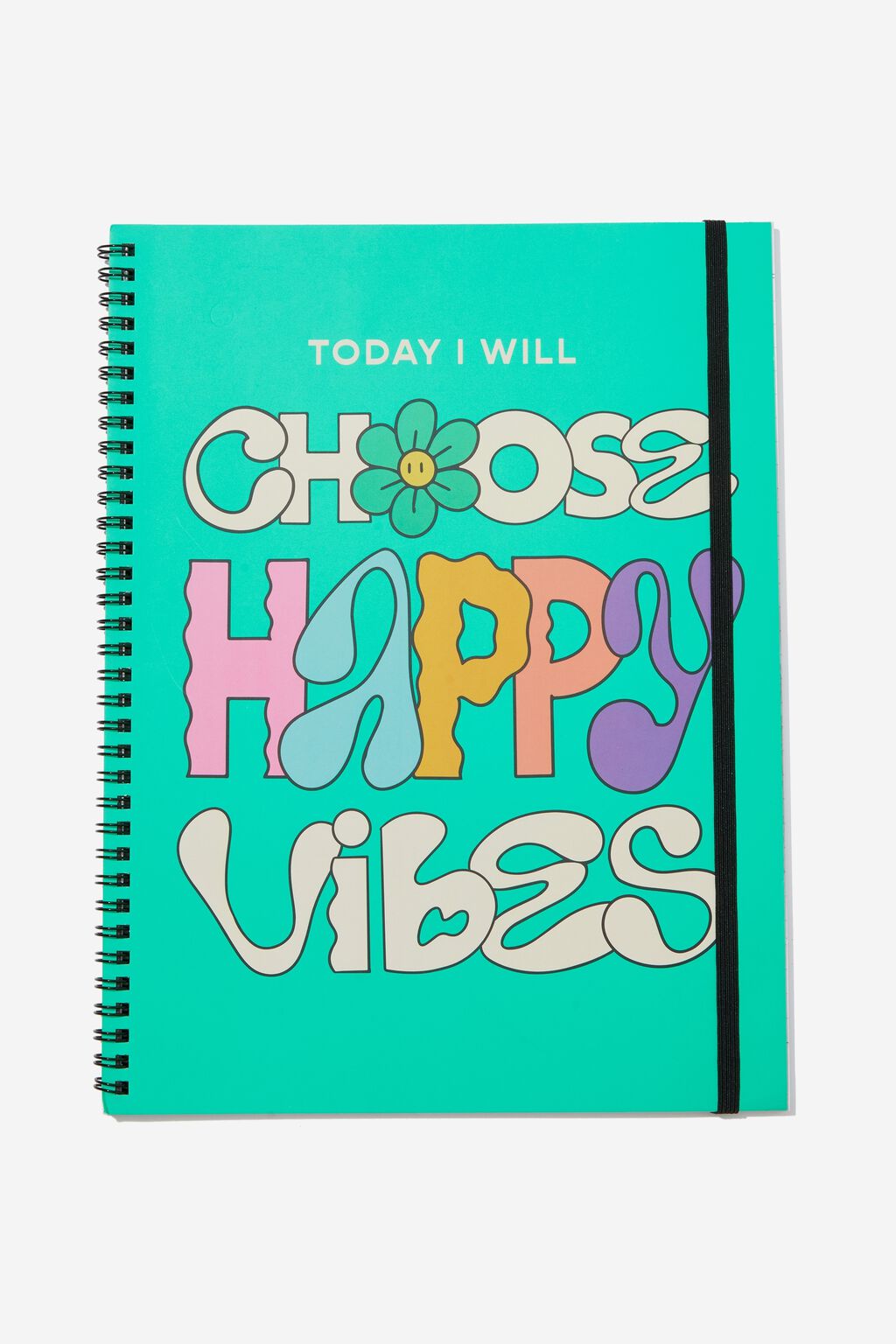 A4 Spinout Notebook Happy Vibes