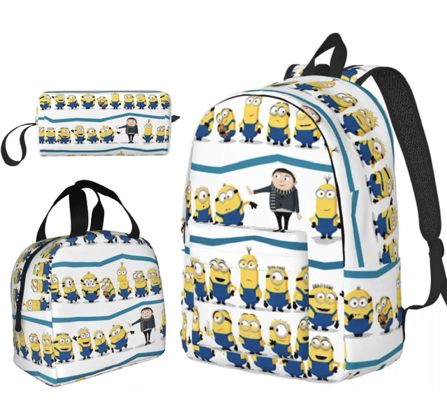 Minions backpack set 16inch