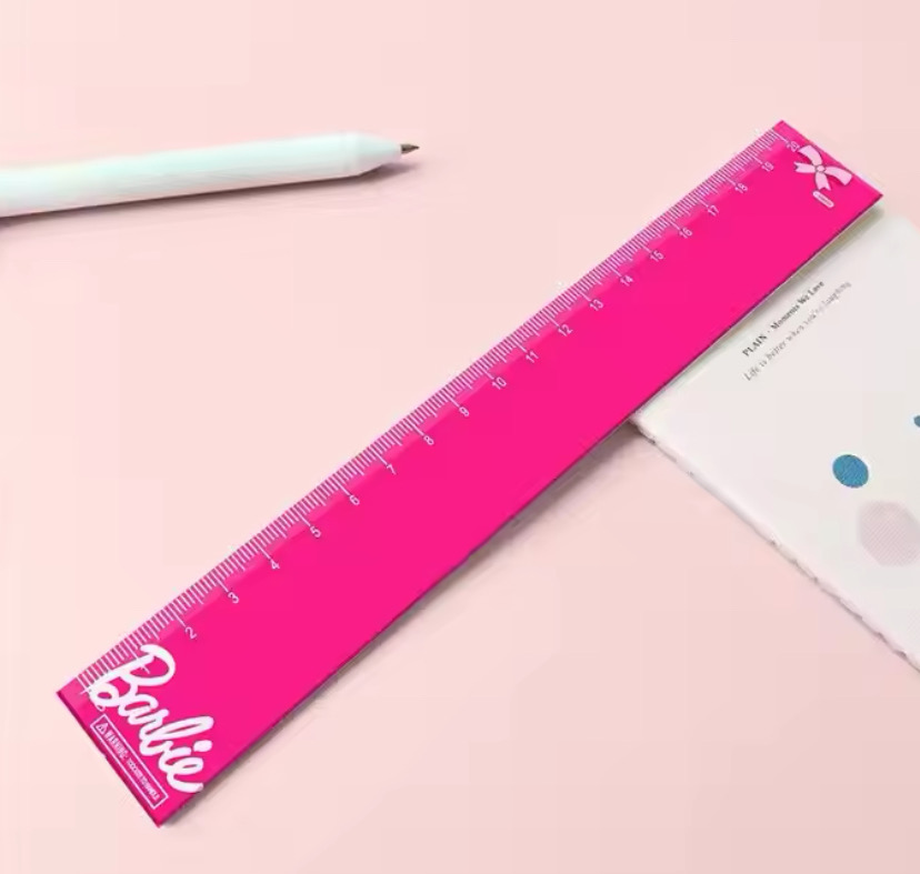 Barbie Plastic Ruler 20 cm