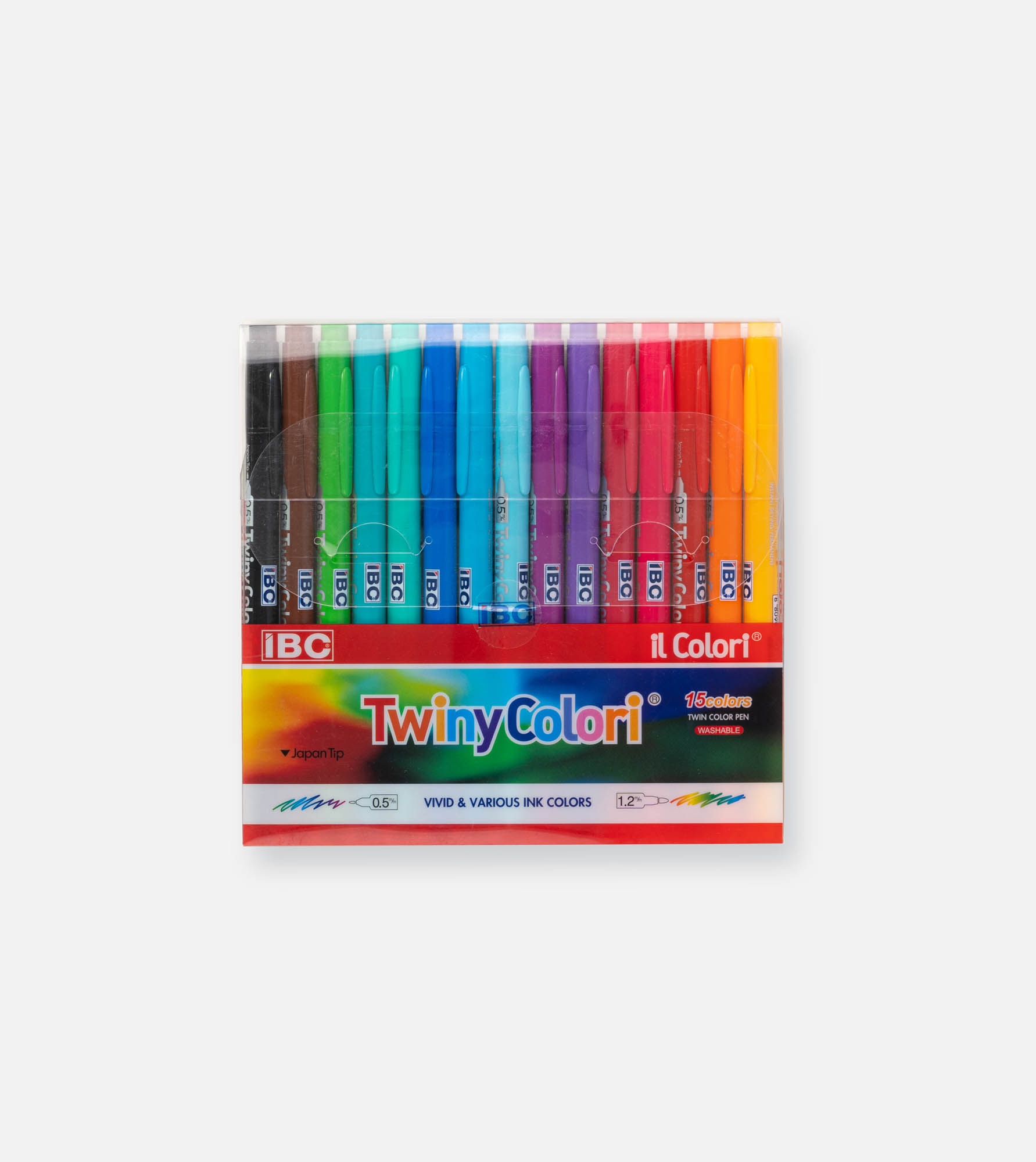 مجموعة ألوان تويني كلري - 15 لون - IBC