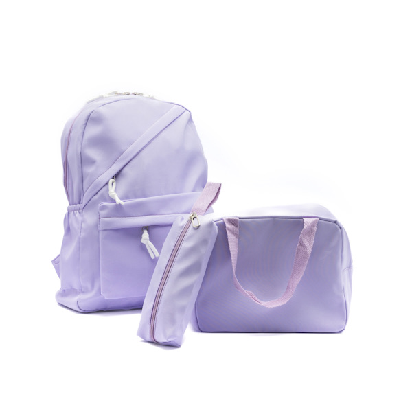 Purple  backpack set