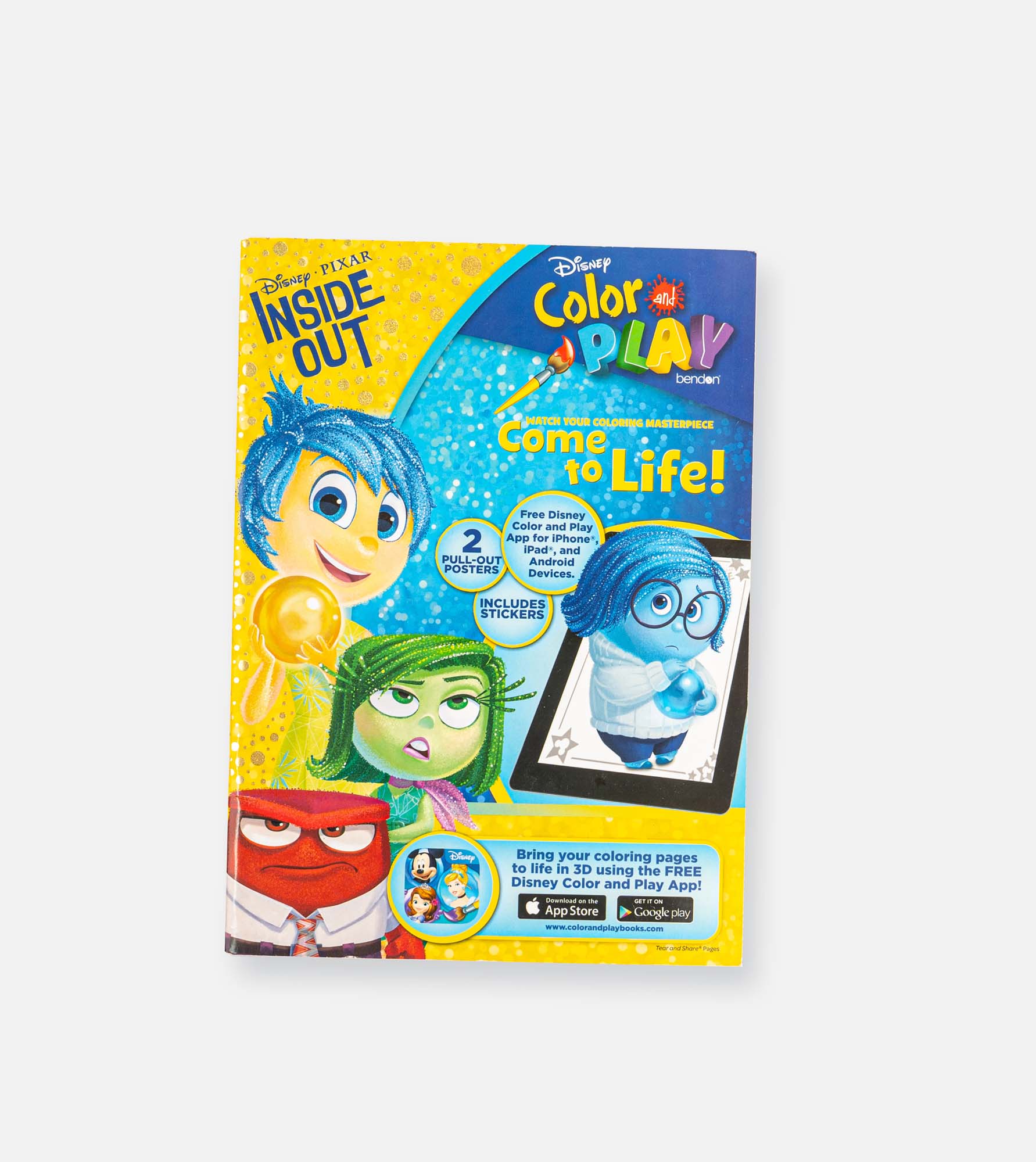 Inside out - coloring & play Book