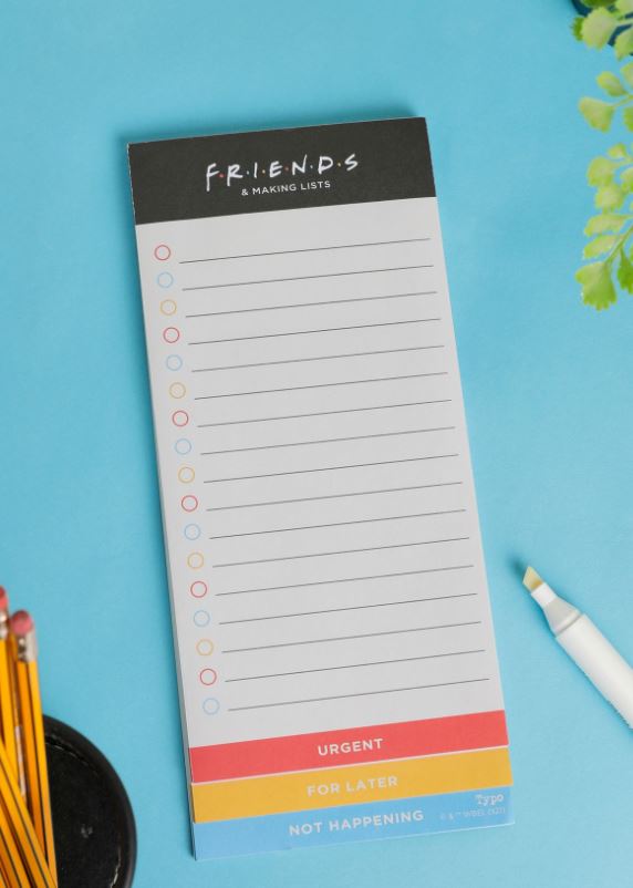 Friends Magnetic Make A List Notepad | 24424ACLROSP